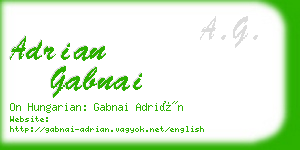 adrian gabnai business card